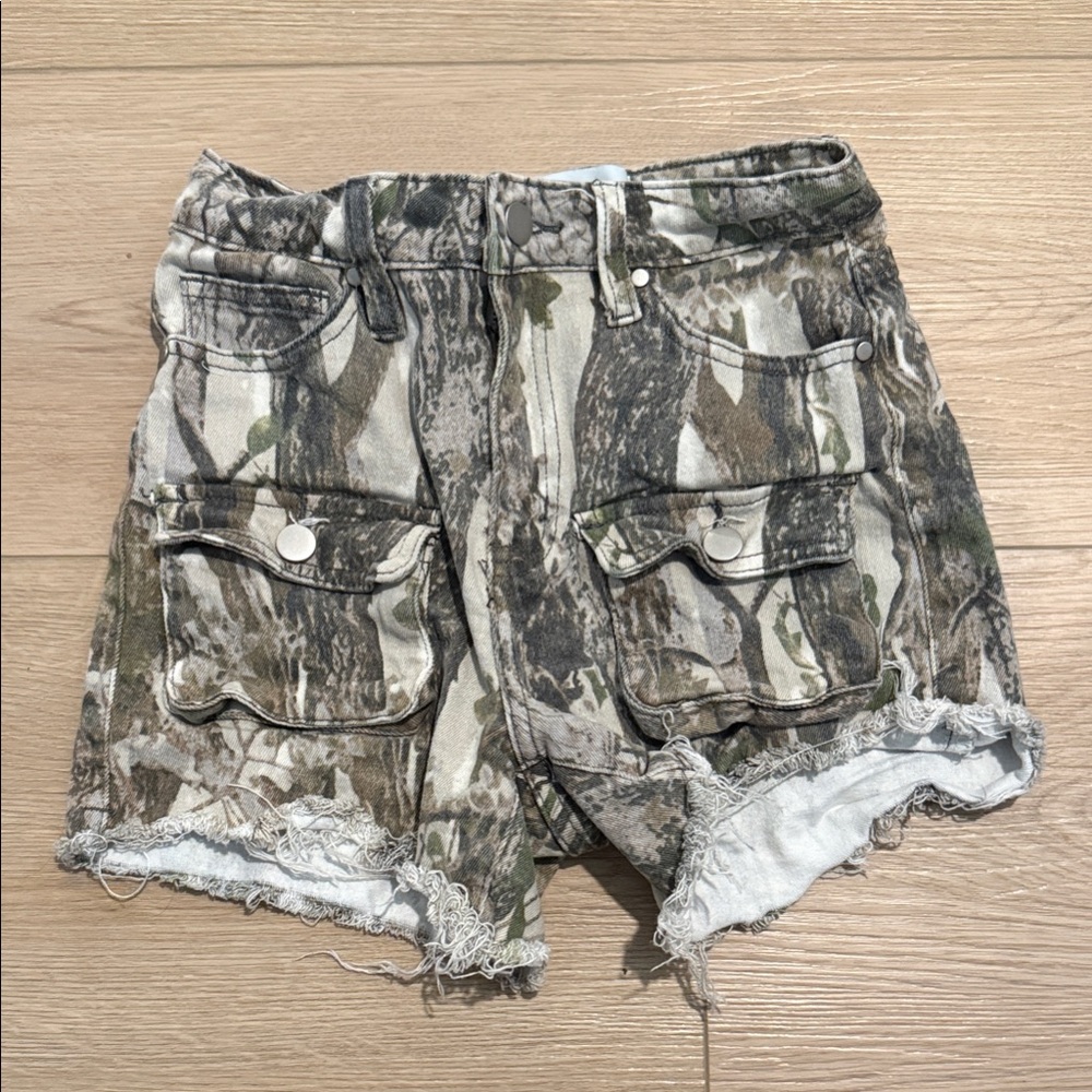 Fashion Nova Camouflage Women Shorts